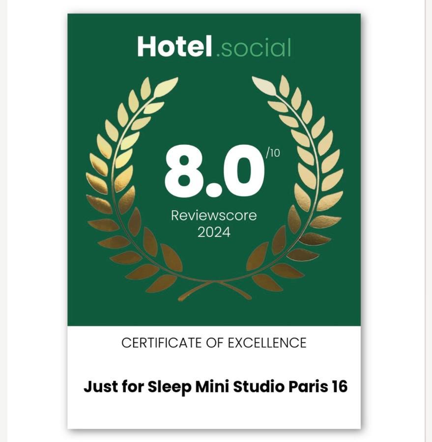 Just For Sleep Mini Studio Paris 16 Exterior photo